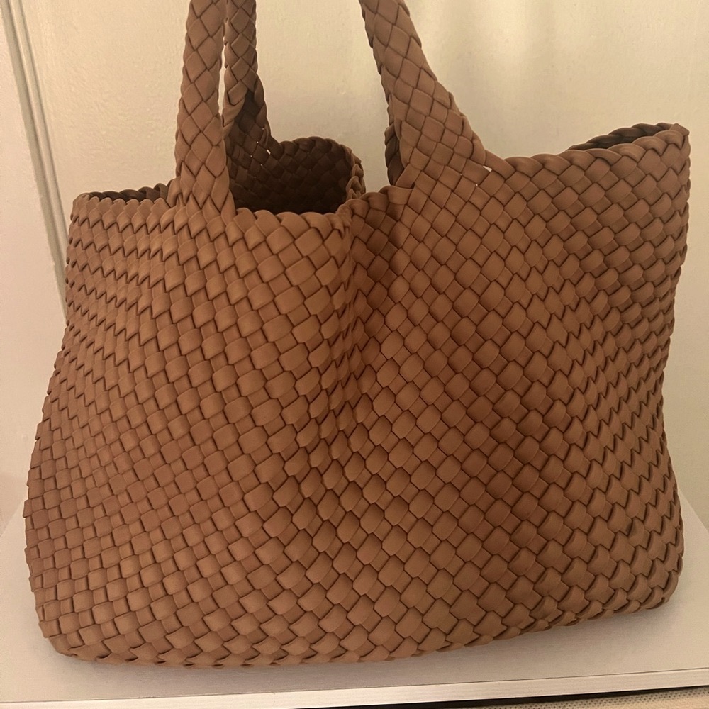 Naghedi St. Barths Tote in Medium Cocoa